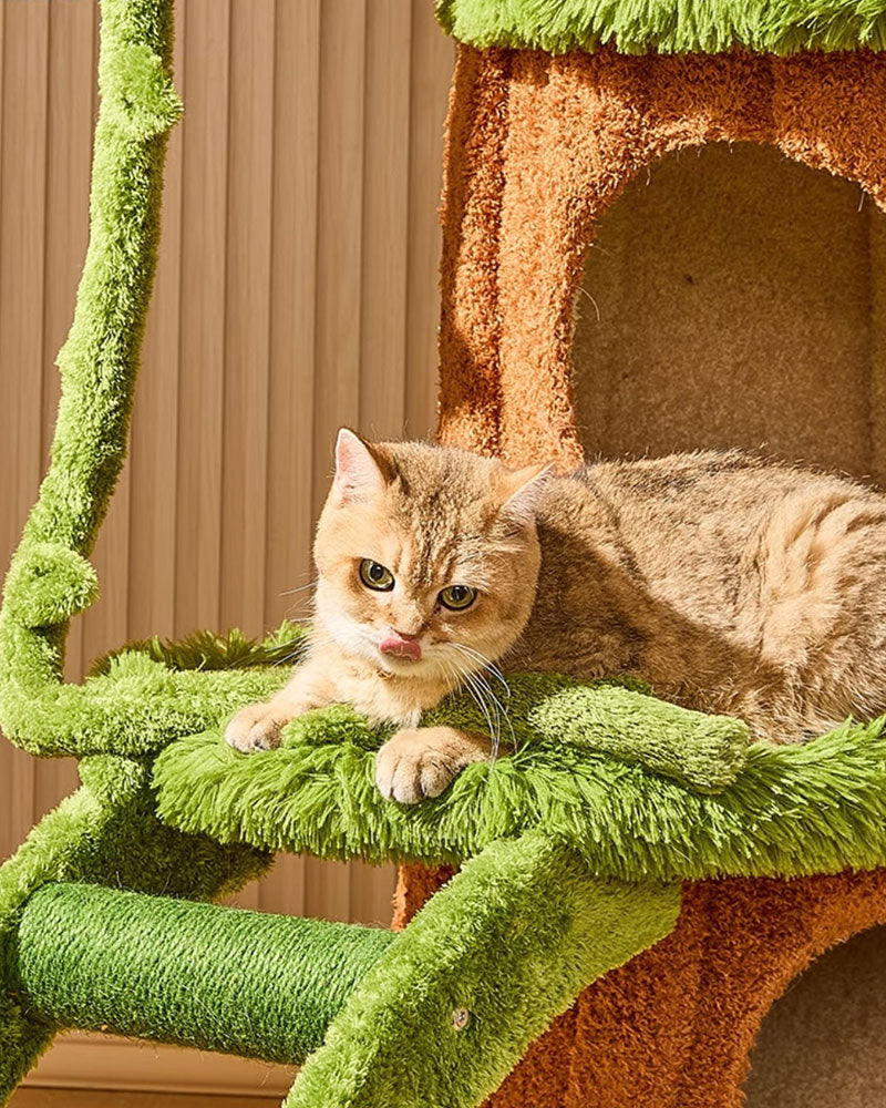 7.71 ft Tall Jungle Tree Cat Tower