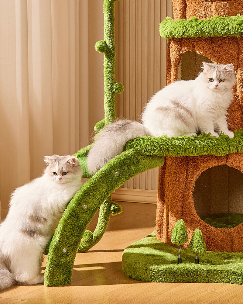 7.71 ft Tall Jungle Tree Cat Tower