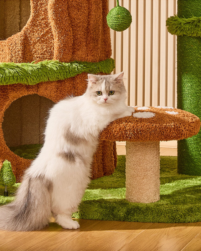 7.71 ft Tall Jungle Tree Cat Tower
