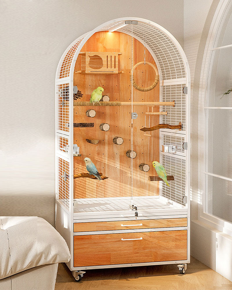 Baroque Garden Large Parrot Cage Bird Aviary