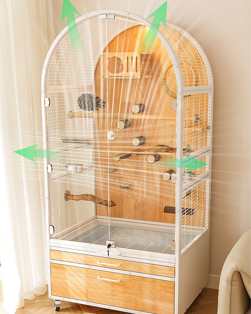 Baroque Garden Large Parrot Cage Bird Aviary