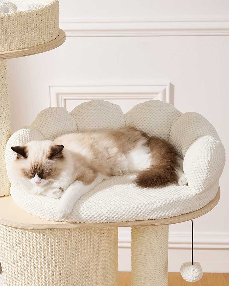 Cloud Sofa Cream Toned Cat Tree Furniture