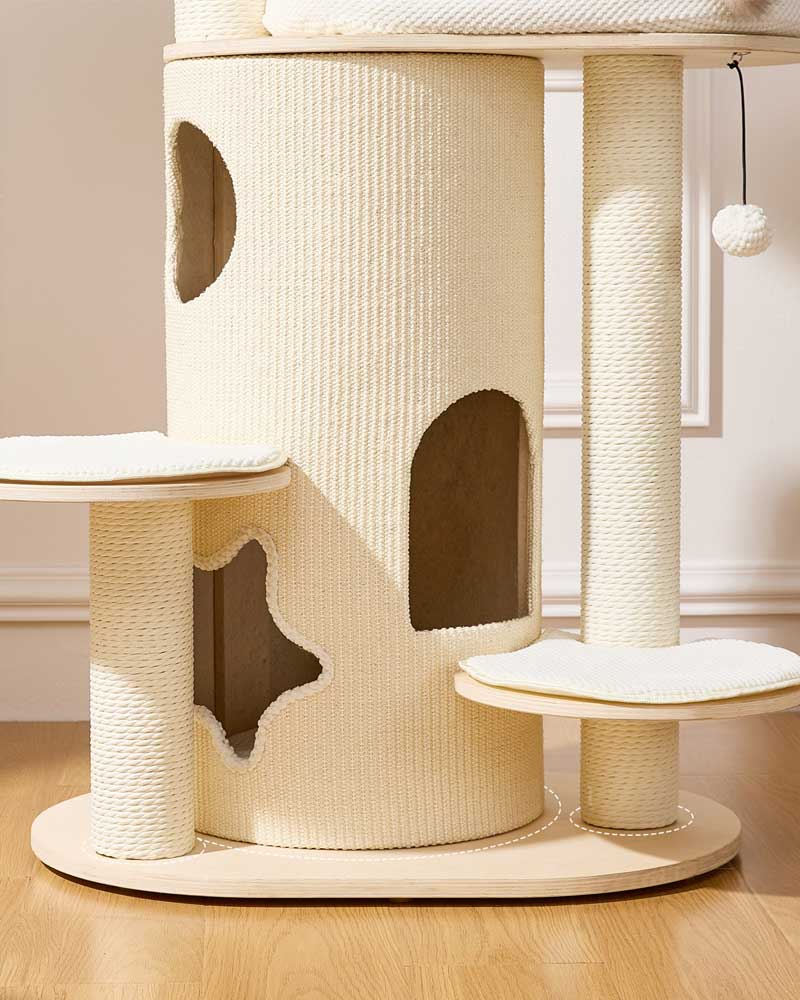 Cloud Sofa Cream Toned Cat Tree Furniture