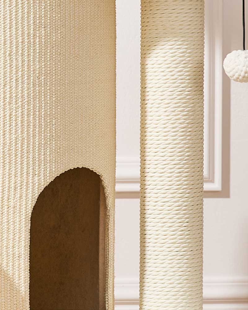 Cloud Sofa Cream Toned Cat Tree Furniture