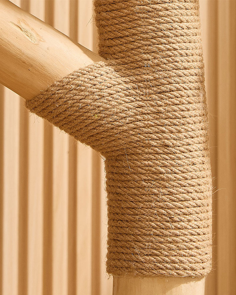 Cloud Solid Wood Cat Tree for Large Cats