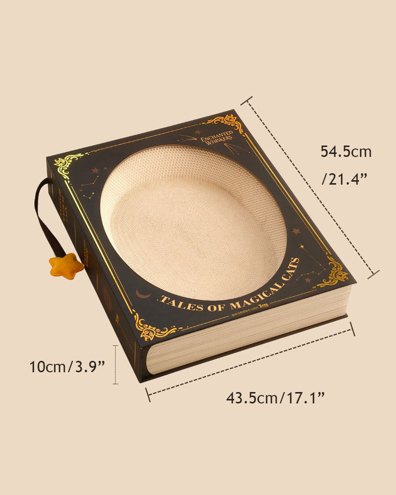 Creative Spellbook Cat Scratching Bed