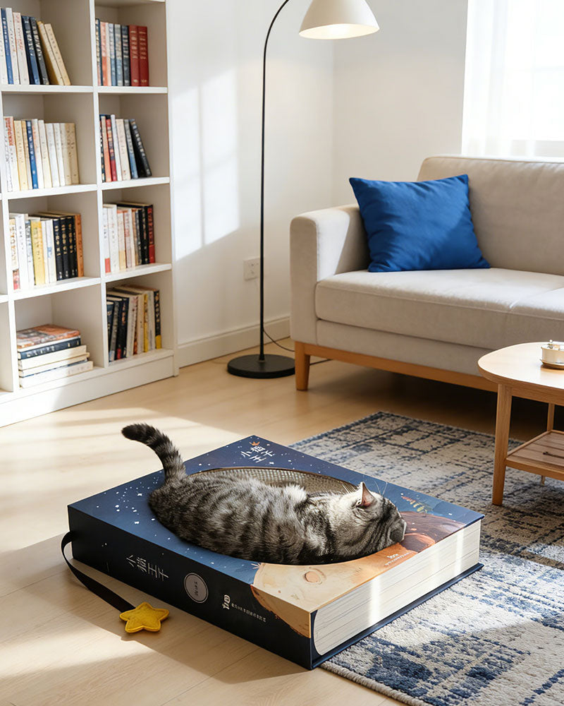 Creative Spellbook Cat Scratching Bed