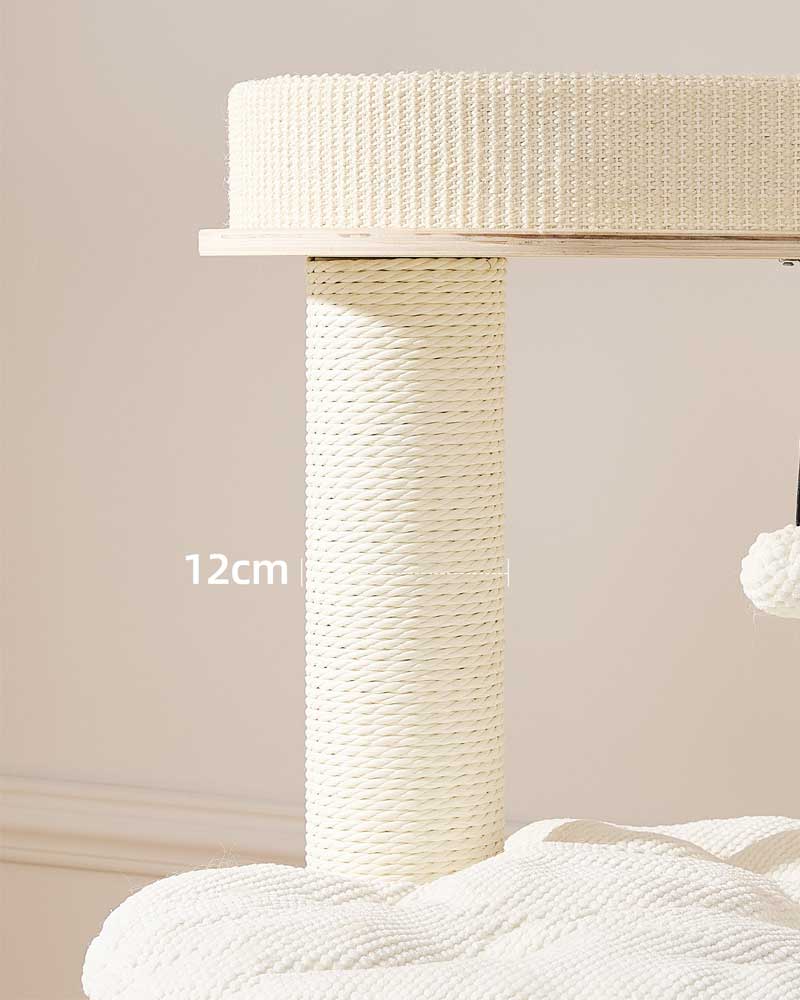 Elegant Cream Toned Cat Tree Furniture Large