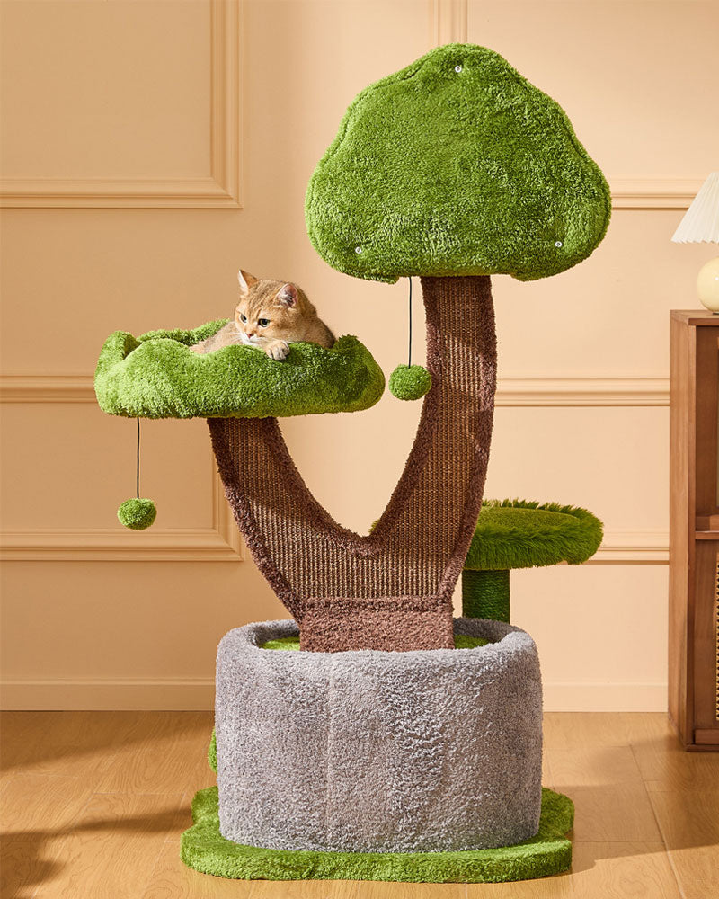 Evergreen Luxury Cat Tree for Large Cats