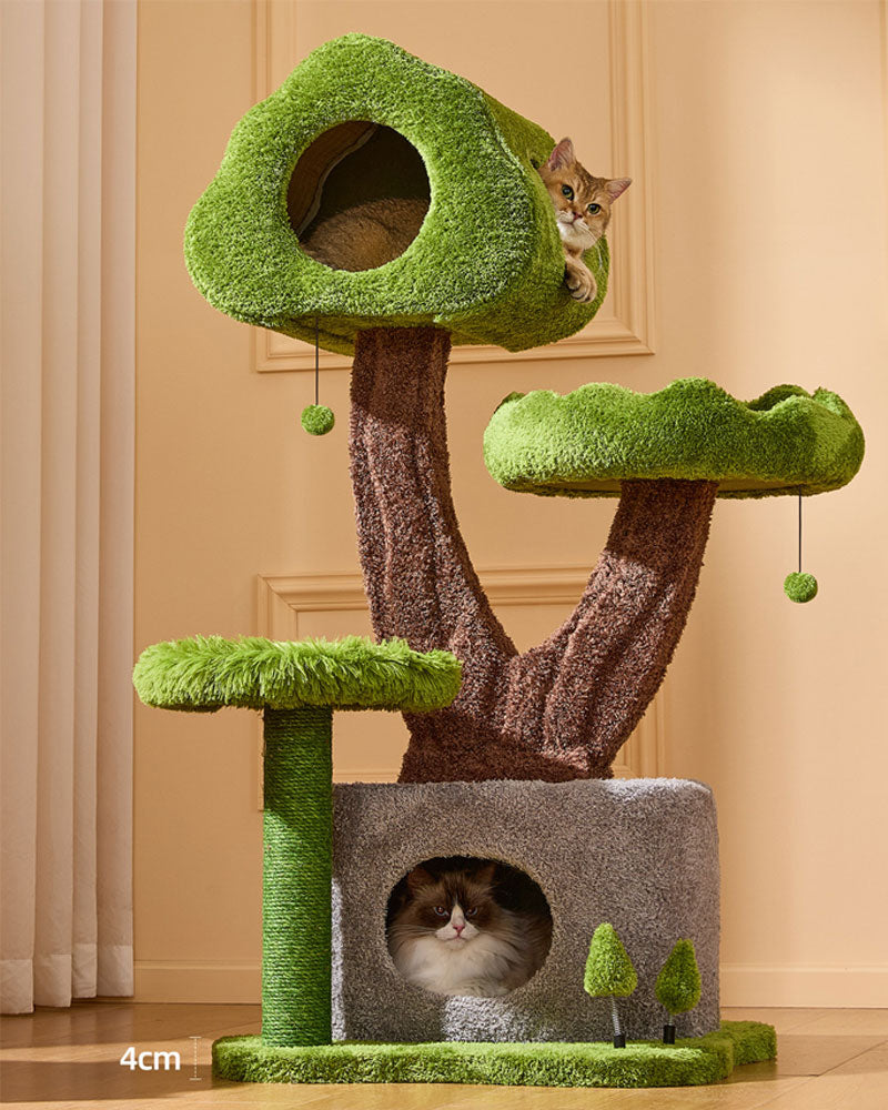 Evergreen Luxury Cat Tree for Large Cats