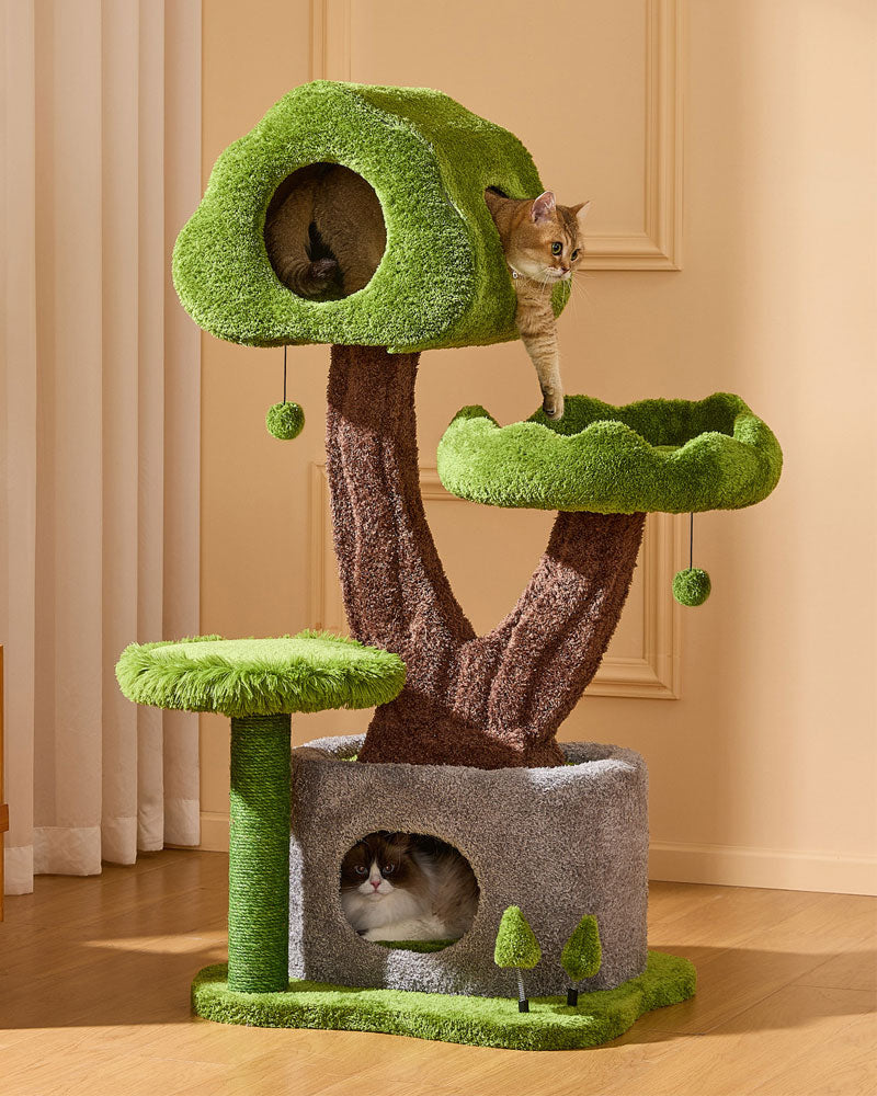 Evergreen Luxury Cat Tree for Large Cats