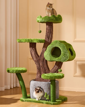 Evergreen Luxury Cat Tree for Large Cats