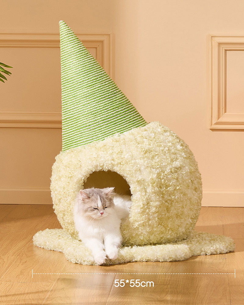 Ice Cream Cat Cave Cozy Bed