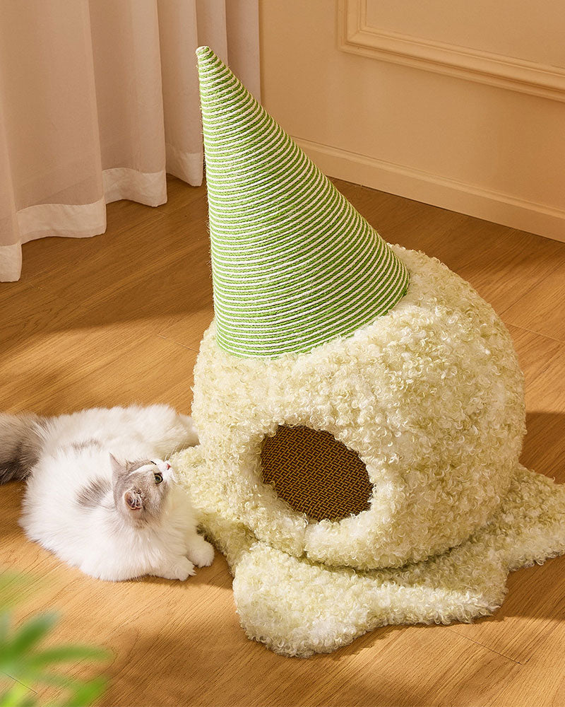 Ice Cream Cat Cave Cozy Bed
