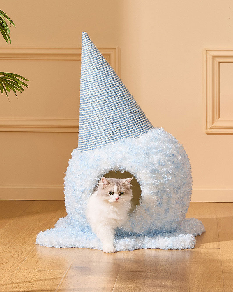 Ice Cream Cat Cave Cozy Bed
