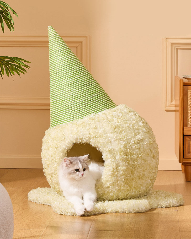 Ice Cream Cat Cave Cozy Bed
