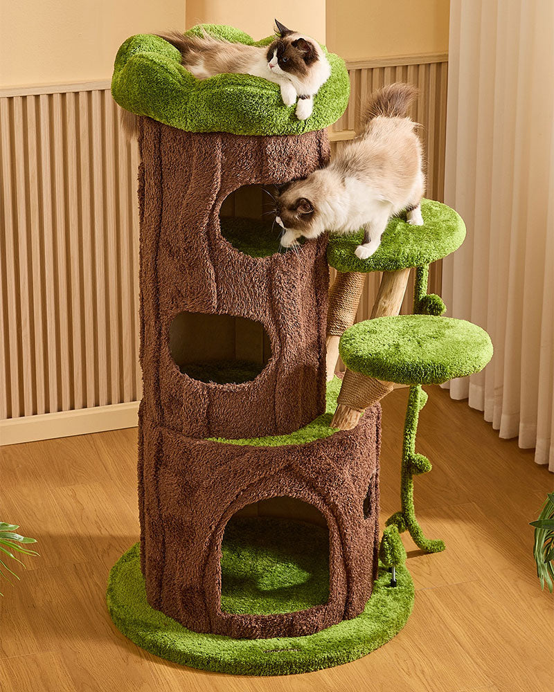 Jungle Cave Retreat Cat Tree Max