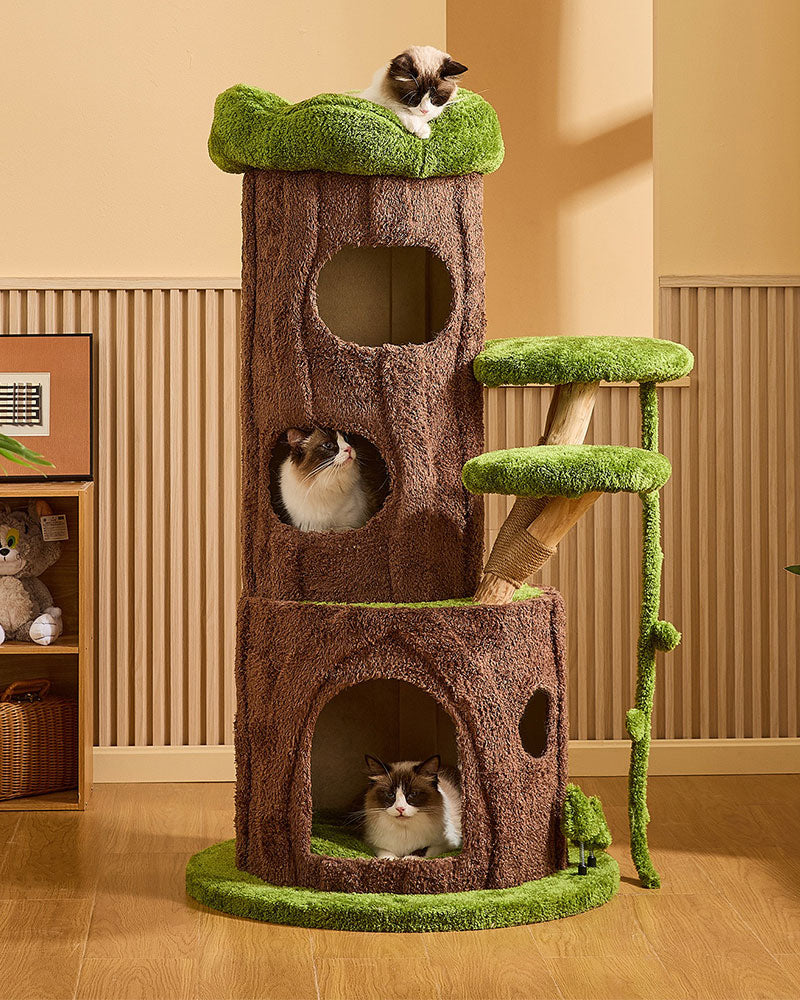 Jungle Cave Retreat Cat Tree Pro