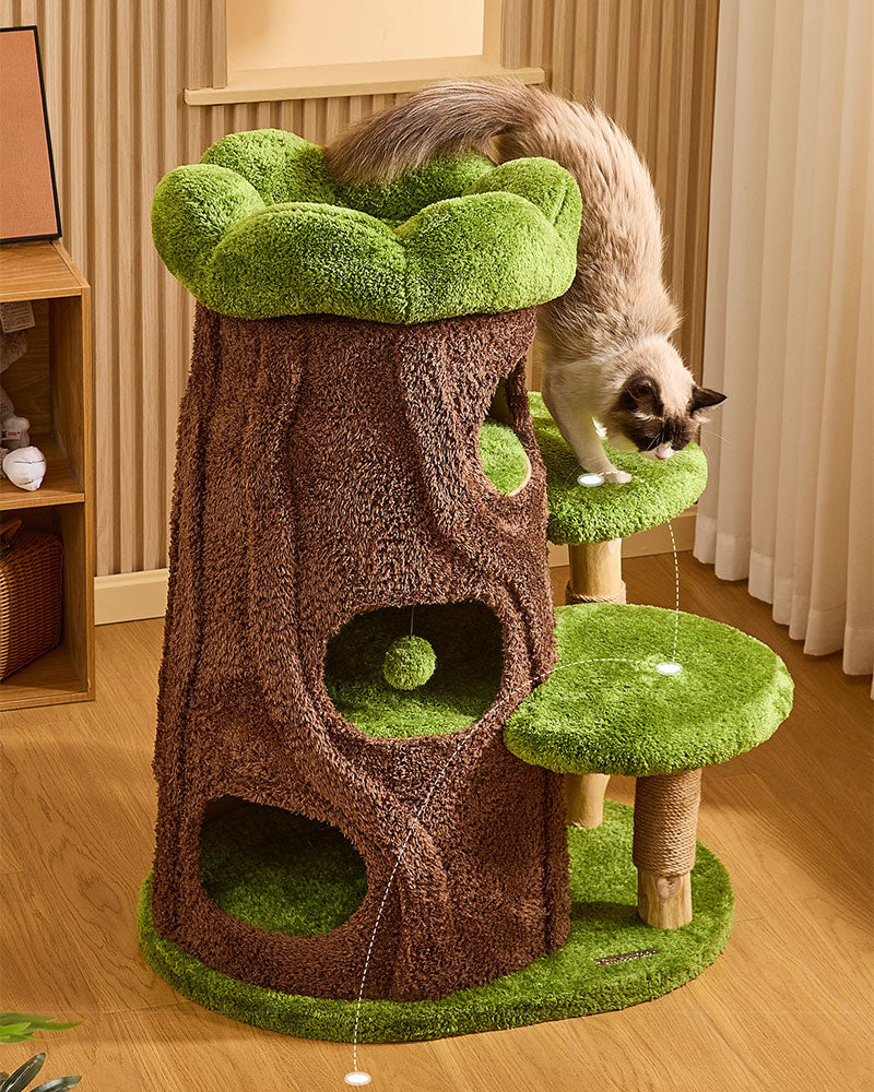 Jungle Cave Retreat Cat Tree Pro