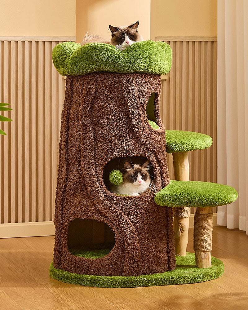 Jungle Cave Retreat Cat Tree Pro