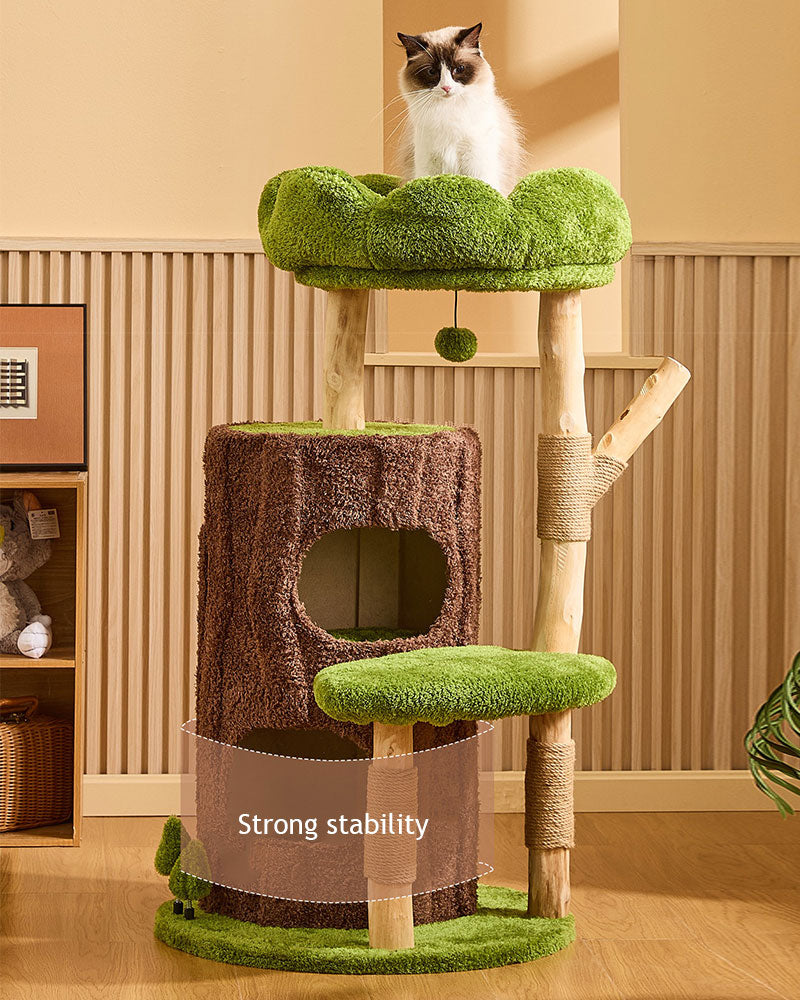Jungle Cave Retreat Cat Tree – MEWLANDS