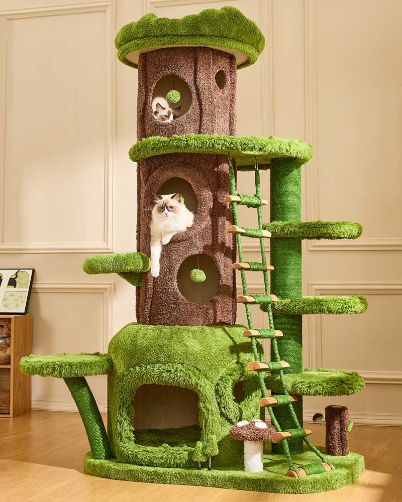 Jungle Kingdom Giant Cat Tree