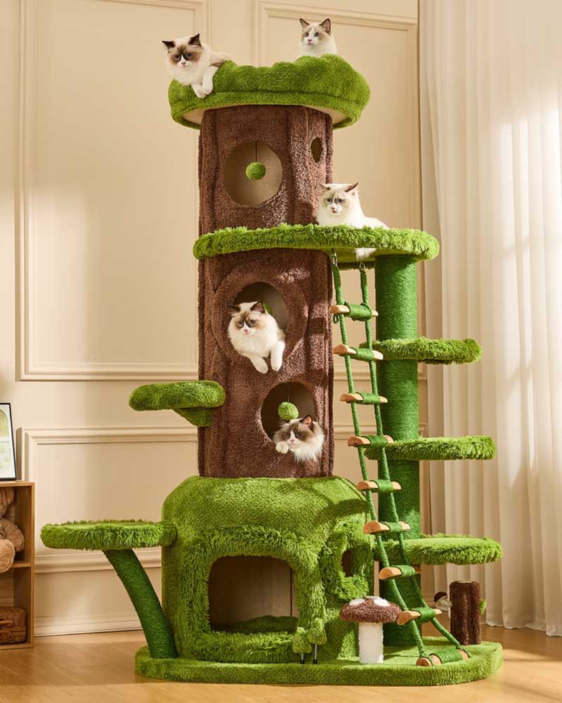Jungle Kingdom Giant Cat Tree