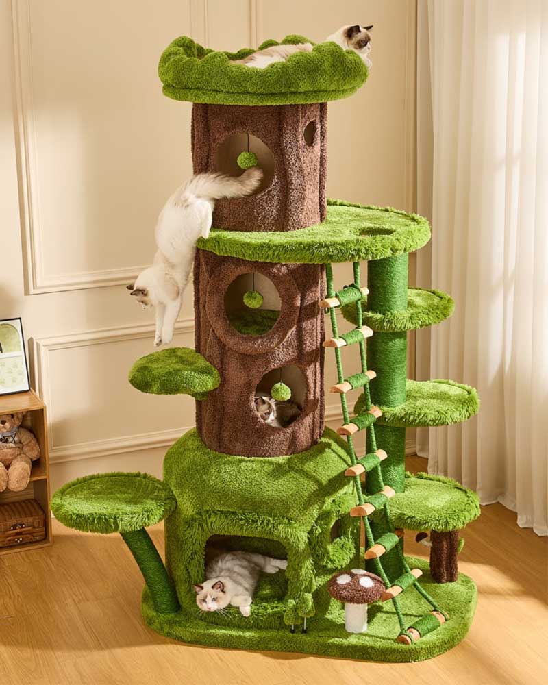 Jungle Kingdom Giant Cat Tree