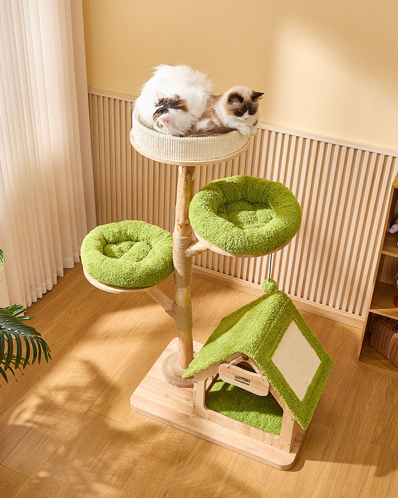 Jungle Wood Large Cat Tree House
