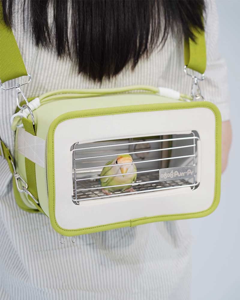 Lightweight Outdoor Travel Carrier for Small Birds