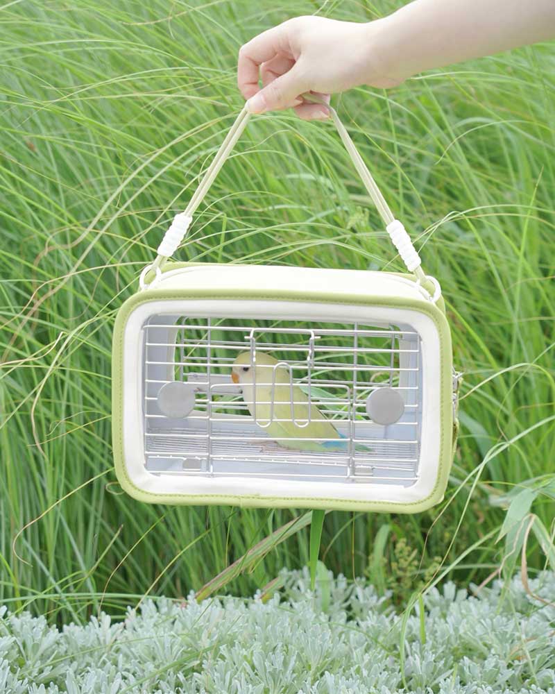 Lightweight Outdoor Travel Carrier for Small Birds