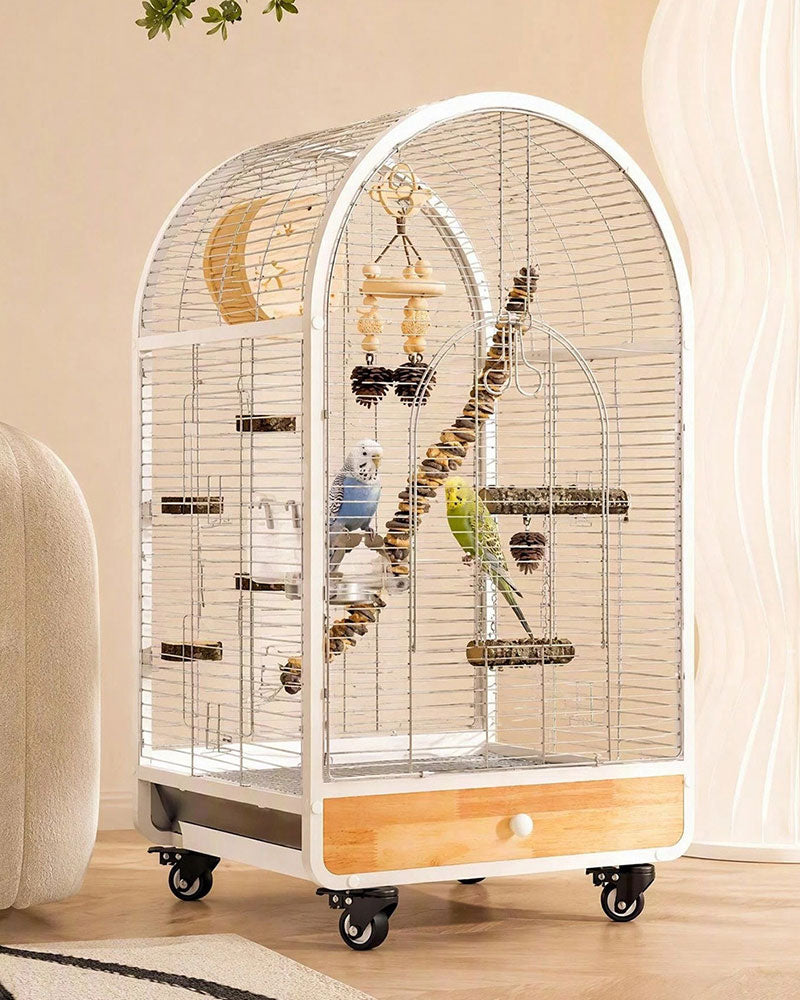 Luxury Small Stainless Steel Bird Cage