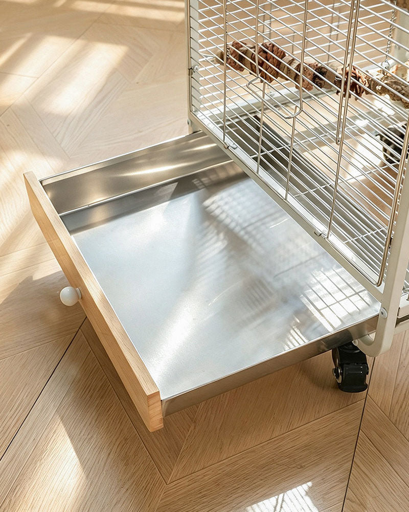 Luxury Small Stainless Steel Bird Cage