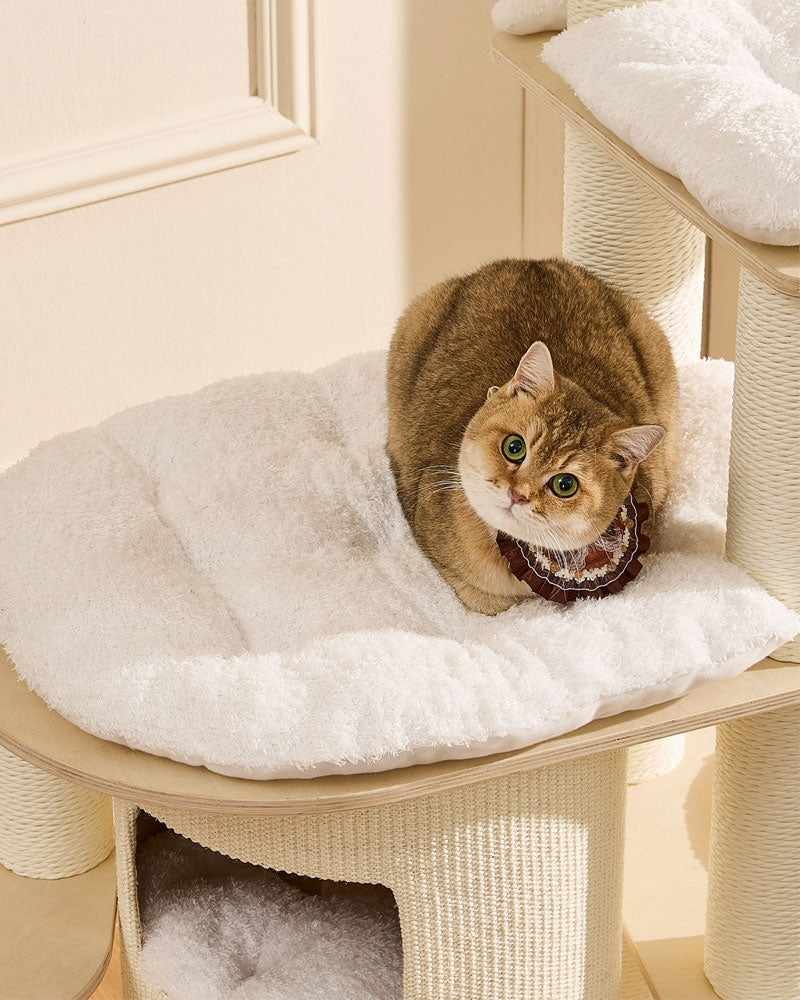 Modern Luxury Rotating Cat Tree for Large Cats
