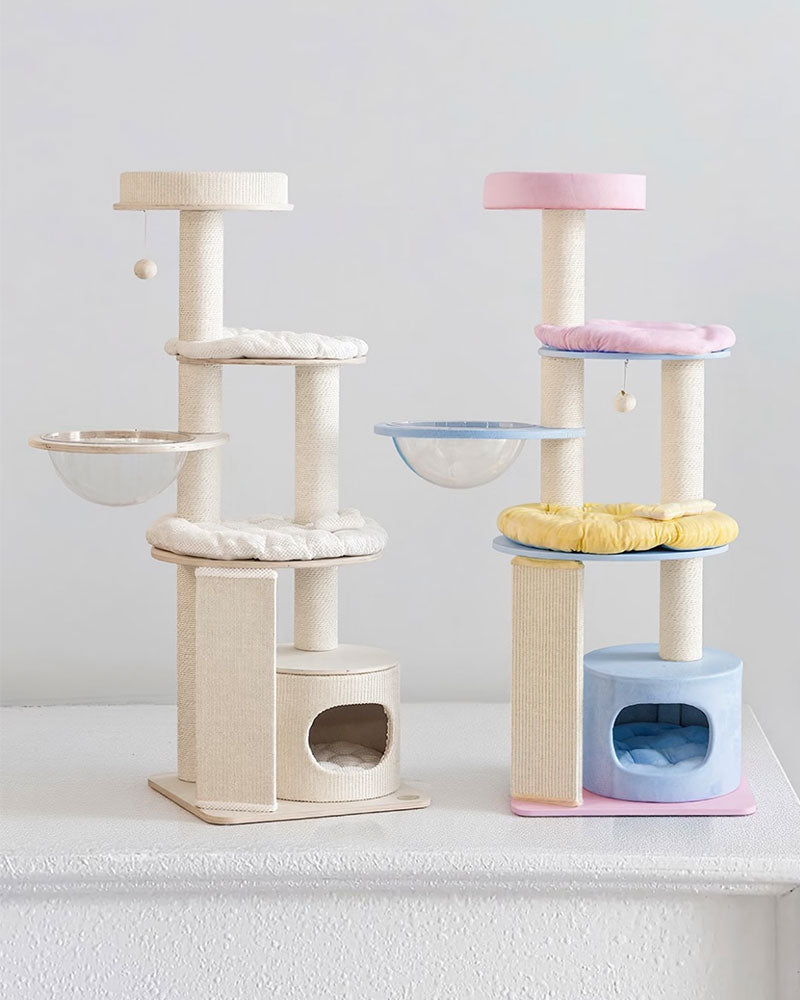 Mousse Modern Large Cat Tree with Scratching Posts