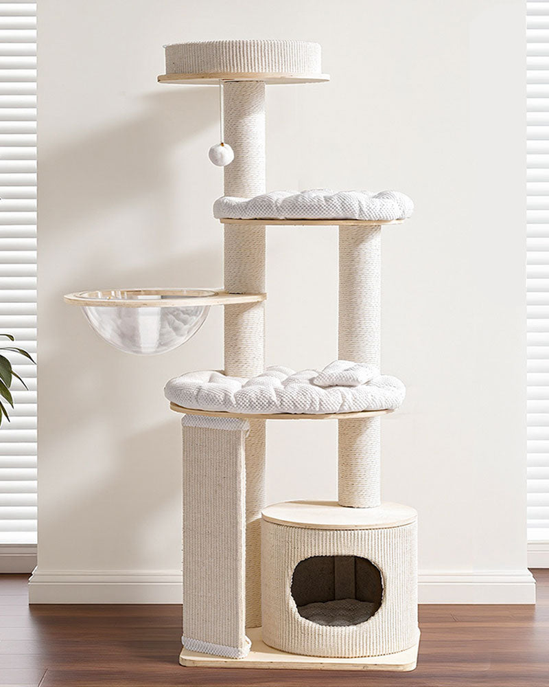 Mousse Modern Large Cat Tree with Scratching Posts