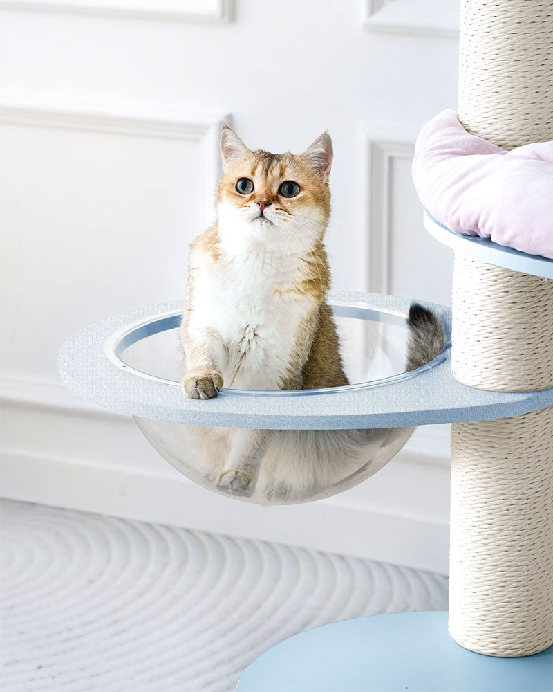 Mousse Modern Large Cat Tree with Scratching Posts