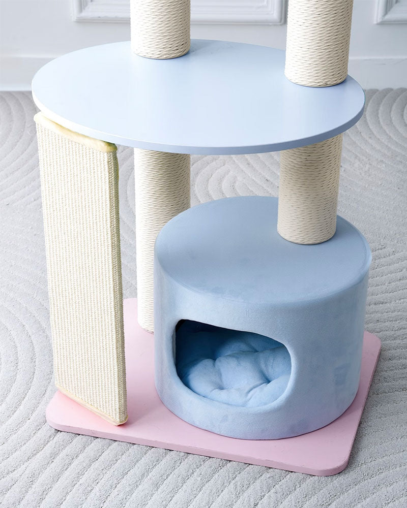 Mousse Modern Large Cat Tree with Scratching Posts