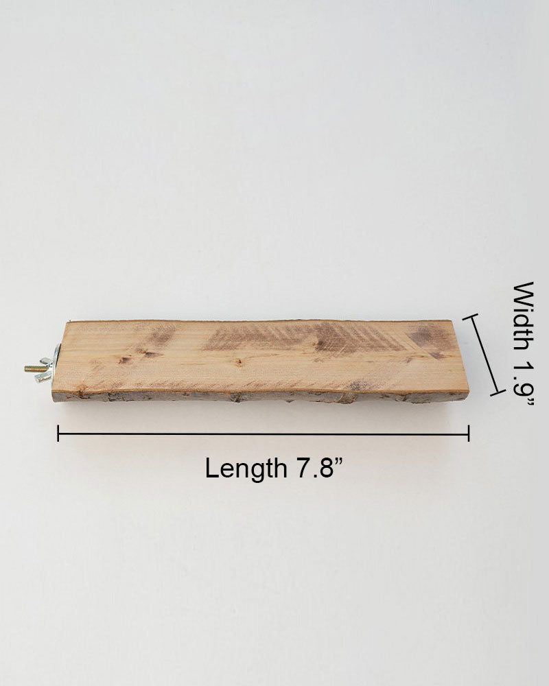 Natural Apple Wood Parrot Perch Stand