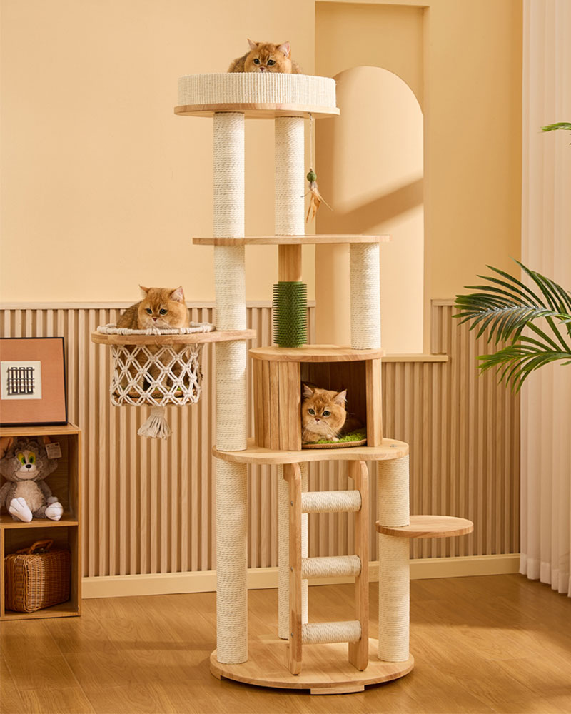 Nature-Inspired Jungle Cat Tree Large
