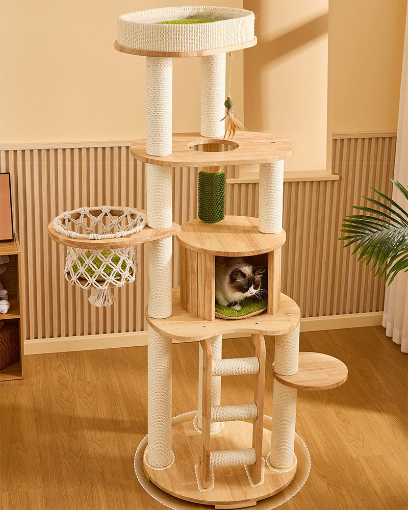 Nature-Inspired Jungle Cat Tree Large