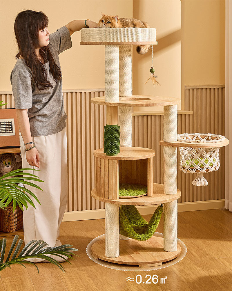 Nature-Inspired Jungle Cat Tree Medium