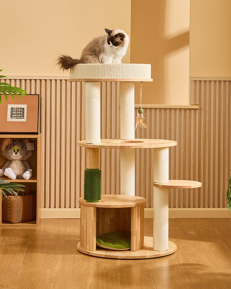 Nature-Inspired Jungle Cat Tree Small – MEWLANDS