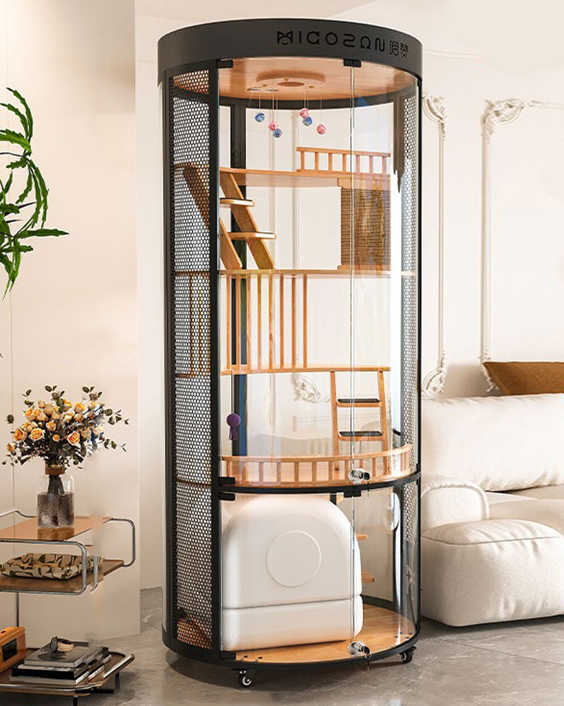 Sky City Panoramic Glass Cat Villa
