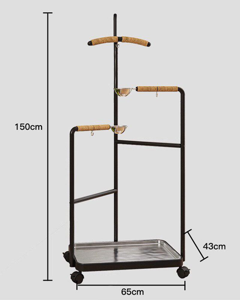 Premium Iron Bird Stand for Parrots