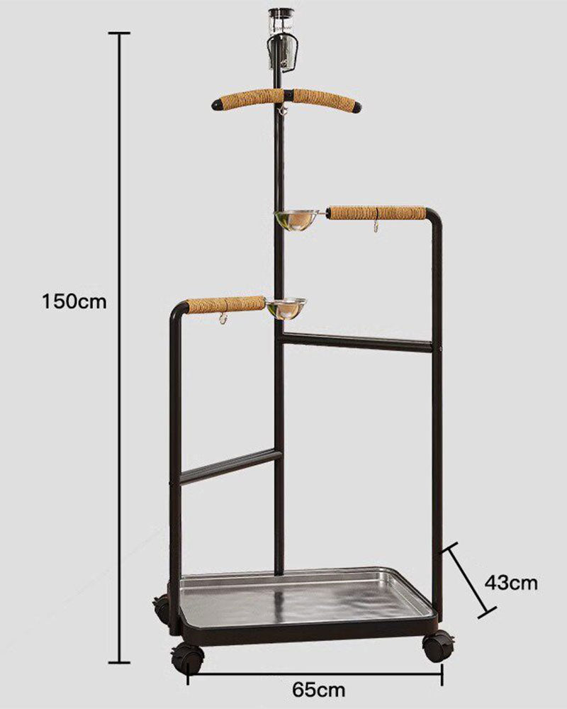 Premium Iron Bird Stand for Parrots