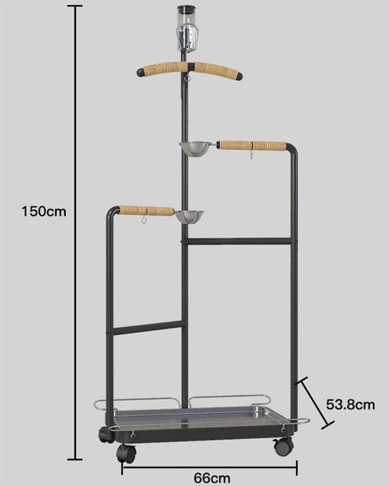 Premium Iron Bird Stand for Parrots