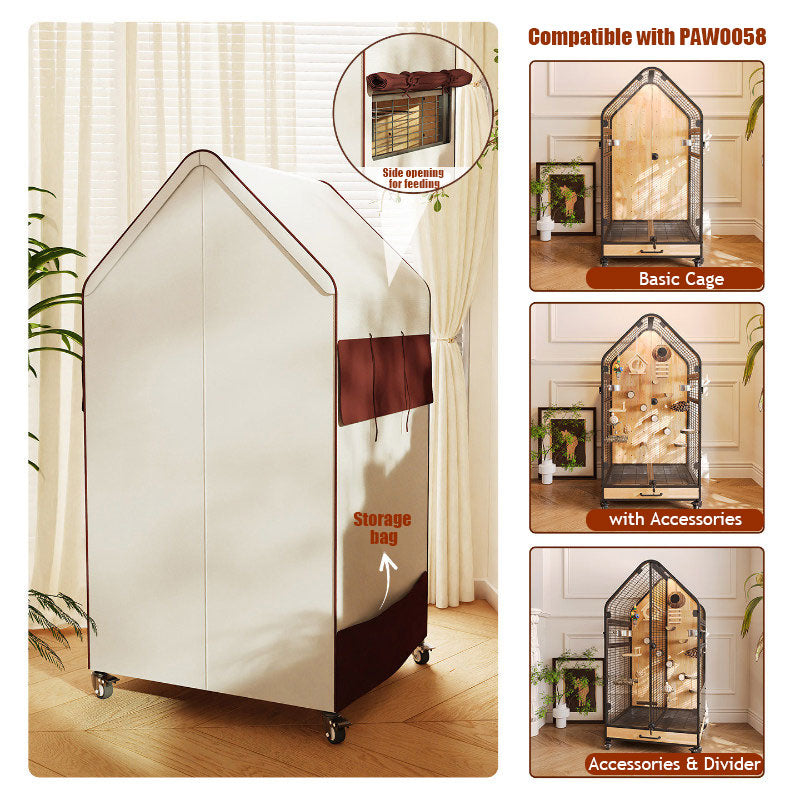 Premium Parrot Cage Blackout Dustproof Cover