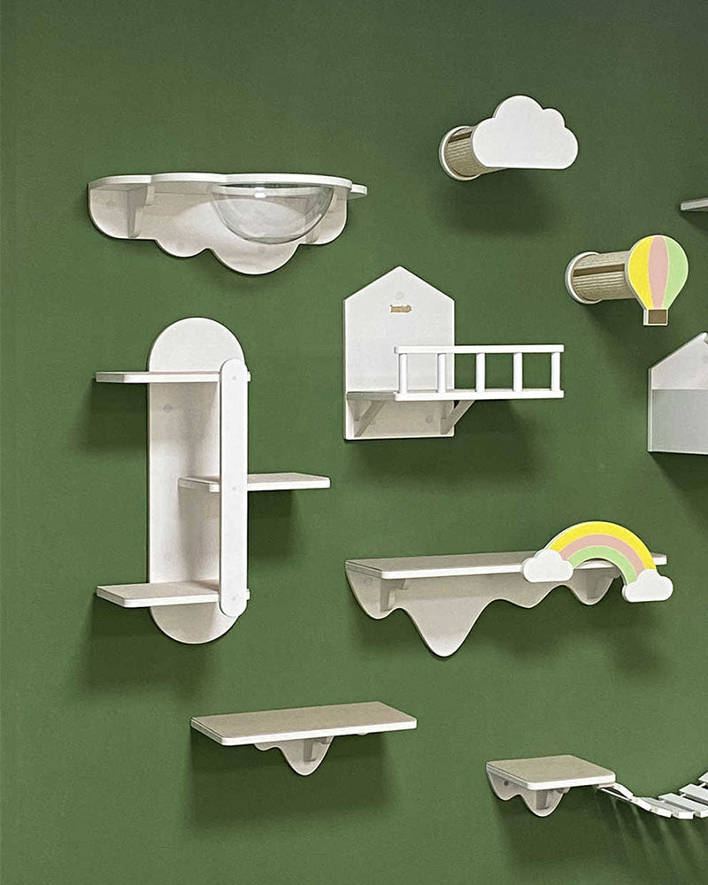 Sky Island Series Cloud Wall Cat Shelf