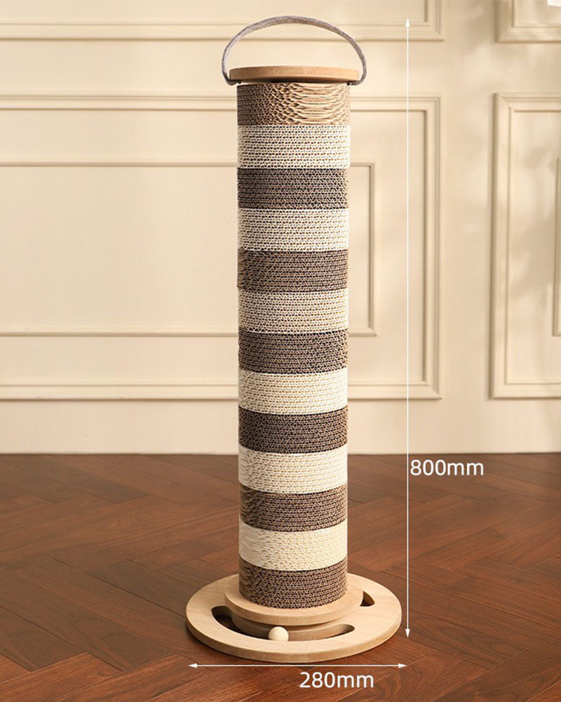 Tall Corrugated Cat Scratcher Toy